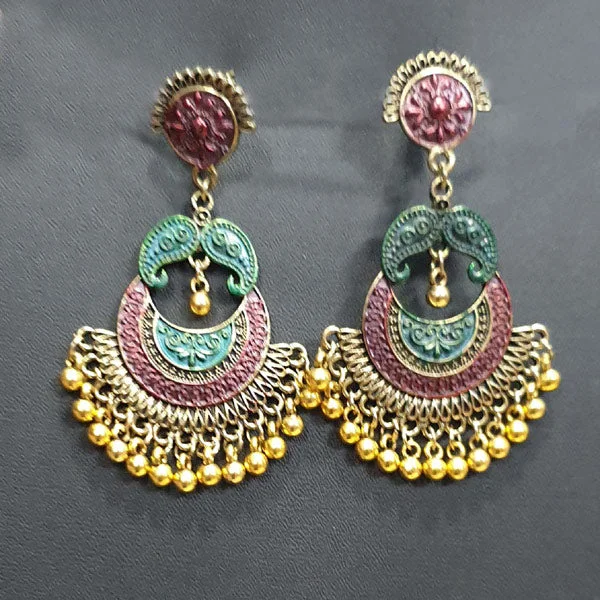 Asymmetrical earrings-Earring Fashion Low Price Guaranteed Quaity Product Fashion Bohemian Tribal Gypsy Jewellery Online India