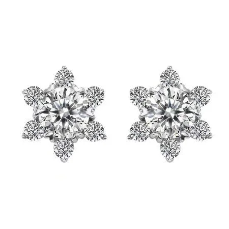 Linear drop earrings-Remi Moissanite Earrings