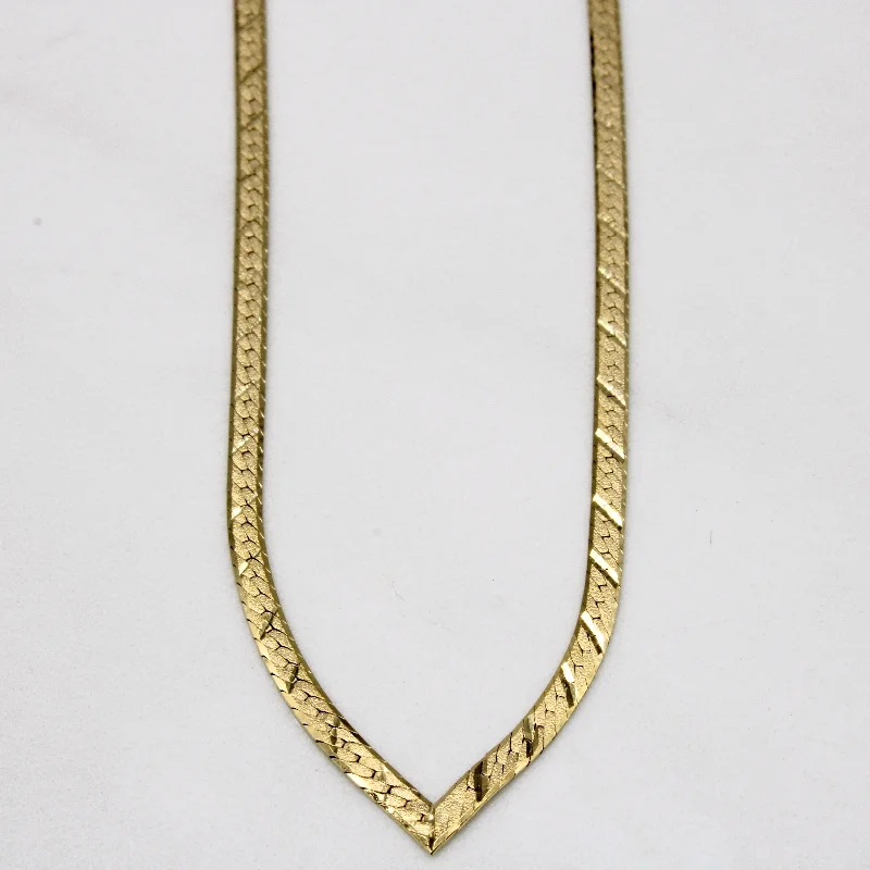 Oval pendant necklaces-14k Yellow Gold Necklace | 16" |