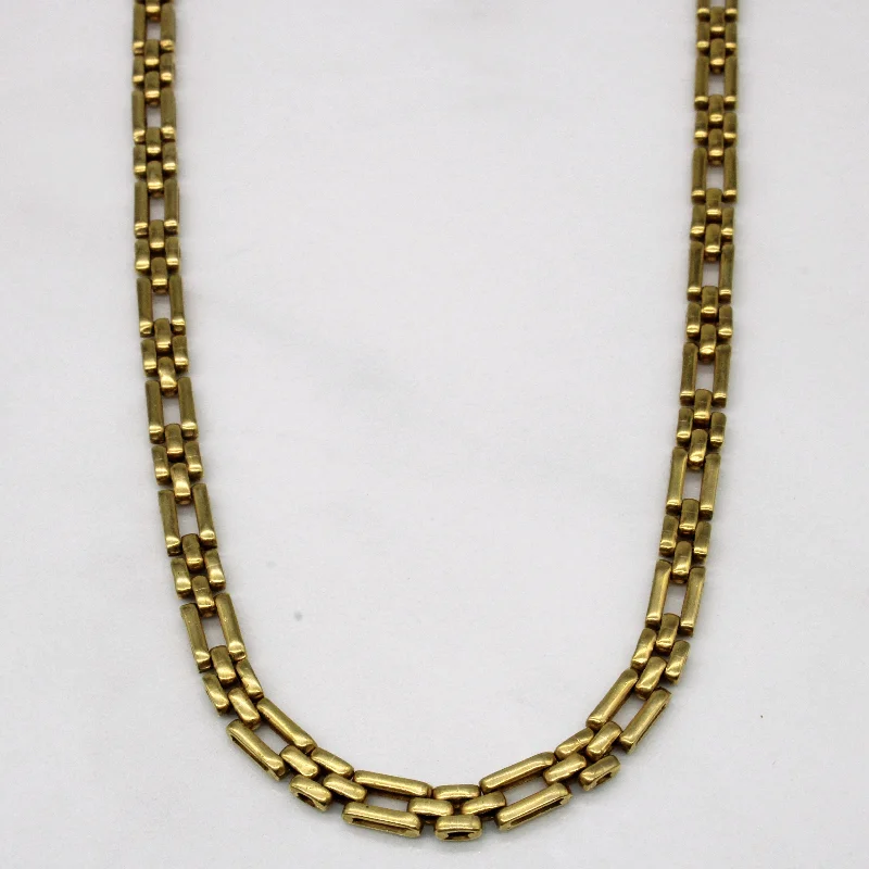 Swarovski crystal necklaces-9k Yellow Gold Necklace | 16" |