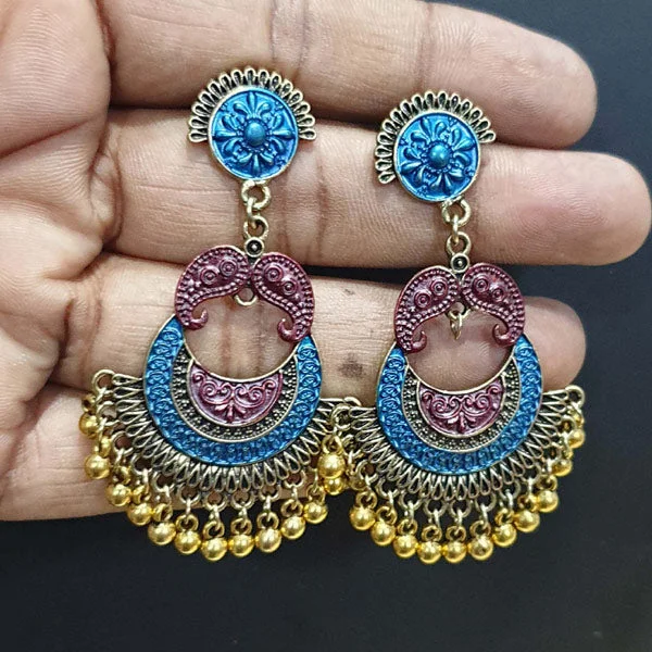 Chevron pattern earrings-Earring Fashion Low Price Guaranteed Quaity Product Fashion Bohemian Tribal Gypsy Jewellery Online India