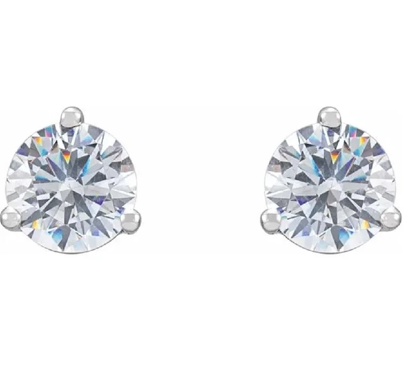 Sunflower motif earrings-Diamond Stud Earrings 1.62Cts