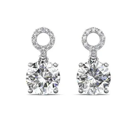 Cluster bead earrings-Sheryl Lab Diamond Earrings