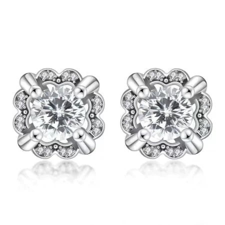 Luxe velvet earrings-Hailey Lab Diamond Earrings