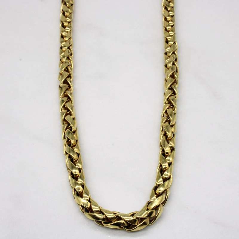 Asymmetrical necklaces-14k Yellow Gold Necklace | 19" |