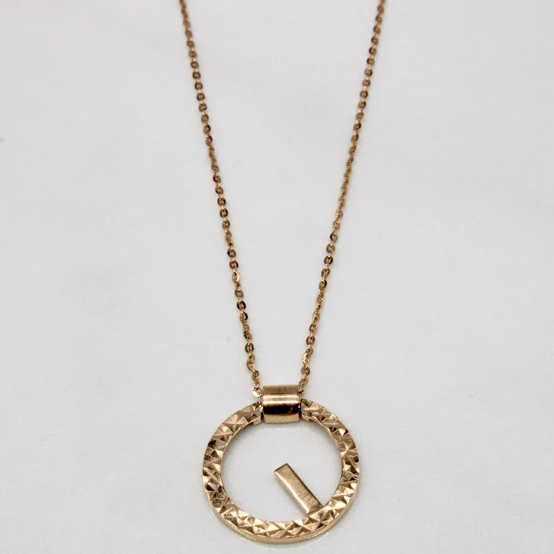 Druzy stone necklaces-18k Yellow Gold Pendant & Necklace | 16" |