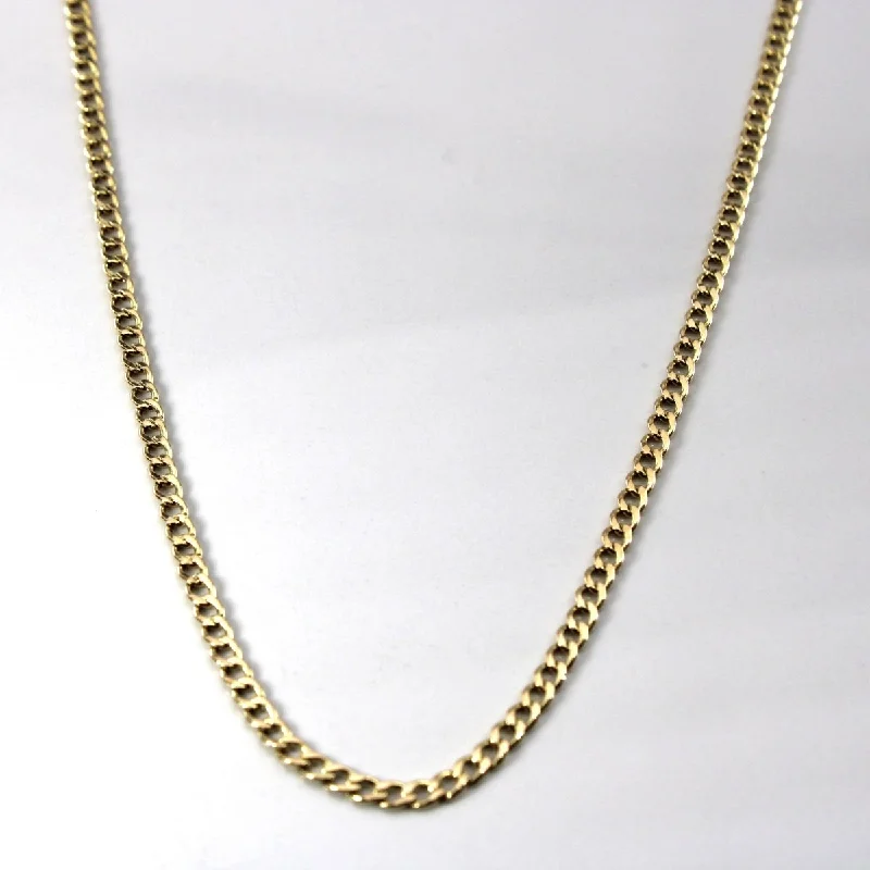 Locket keepsake necklaces-10k Yellow Gold Cable Chain Necklace | 23"|