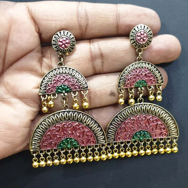 Rose quartz earrings-Earring Fashion Low Price Guaranteed Quaity Product Fashion Bohemian Tribal Gypsy Jewellery Online India