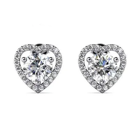 Art deco earrings-Carisa Diamond Earrings