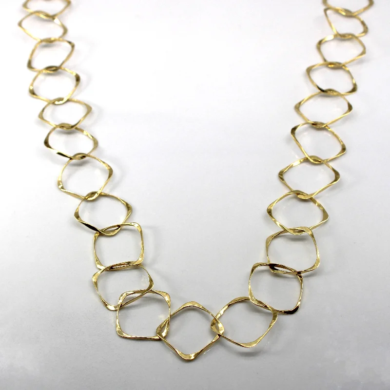 Luxe velvet necklaces-Long Cable Chain Necklace | 30"|