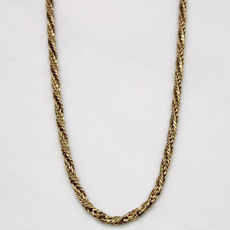 Evil eye necklaces-10k Yellow Gold Rope Chain | 18" |