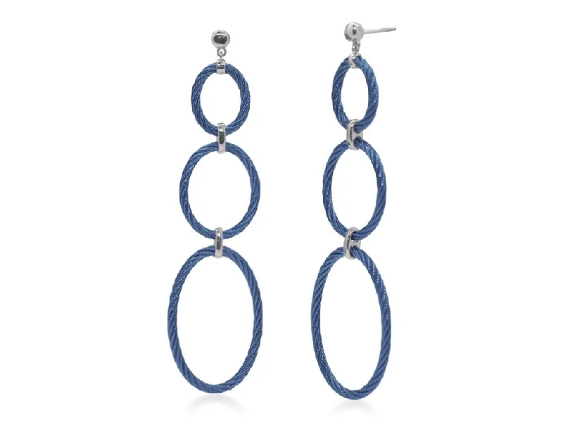 Bamboo style earrings-Alor Classique Circle Earrings