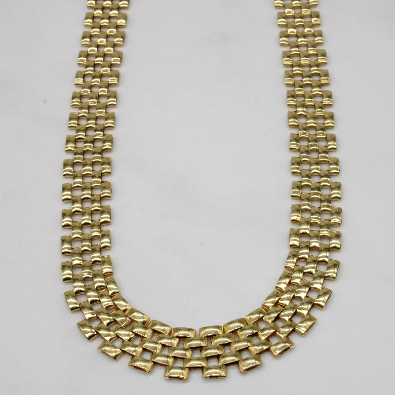 Statement choker necklaces-14k Yellow Gold Necklace | 18" |