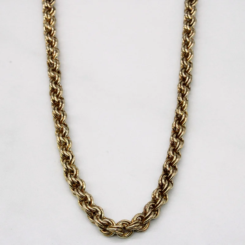 Luxe diamond necklaces-14k Yellow Gold Necklace | 18" |