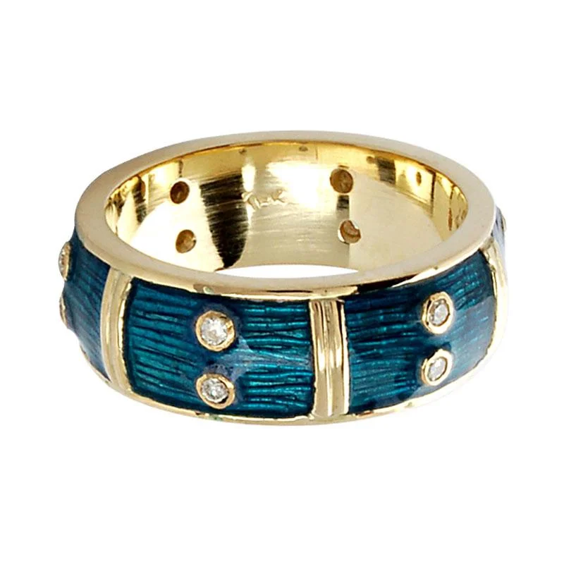 Multi-stone rings-Ring-Diamond (Enamel)  (1283O)