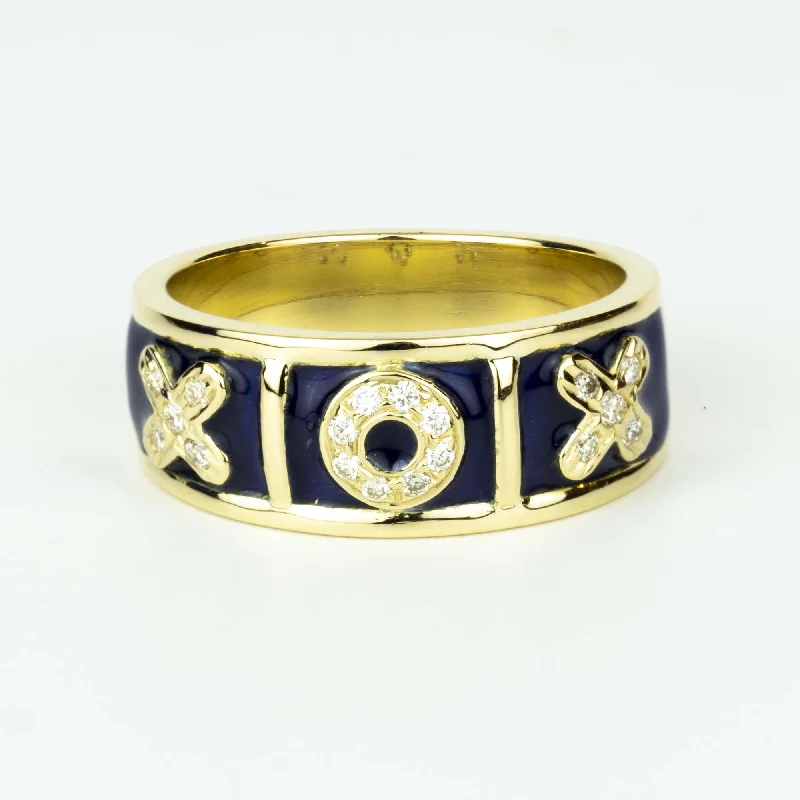 Luxe velvet rings-Ring - Diamond (enamel)