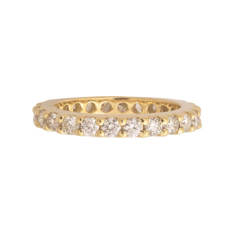 Modern minimalist rings-RING - DIAMOND IN 18K GOLD