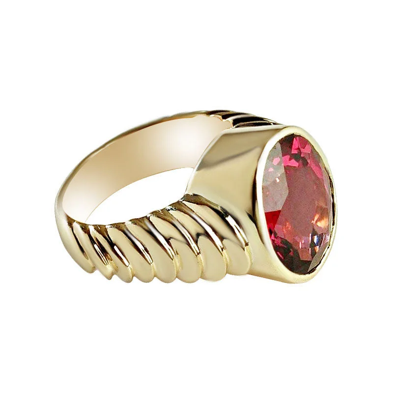 Nautical theme rings-Ring-rubellite