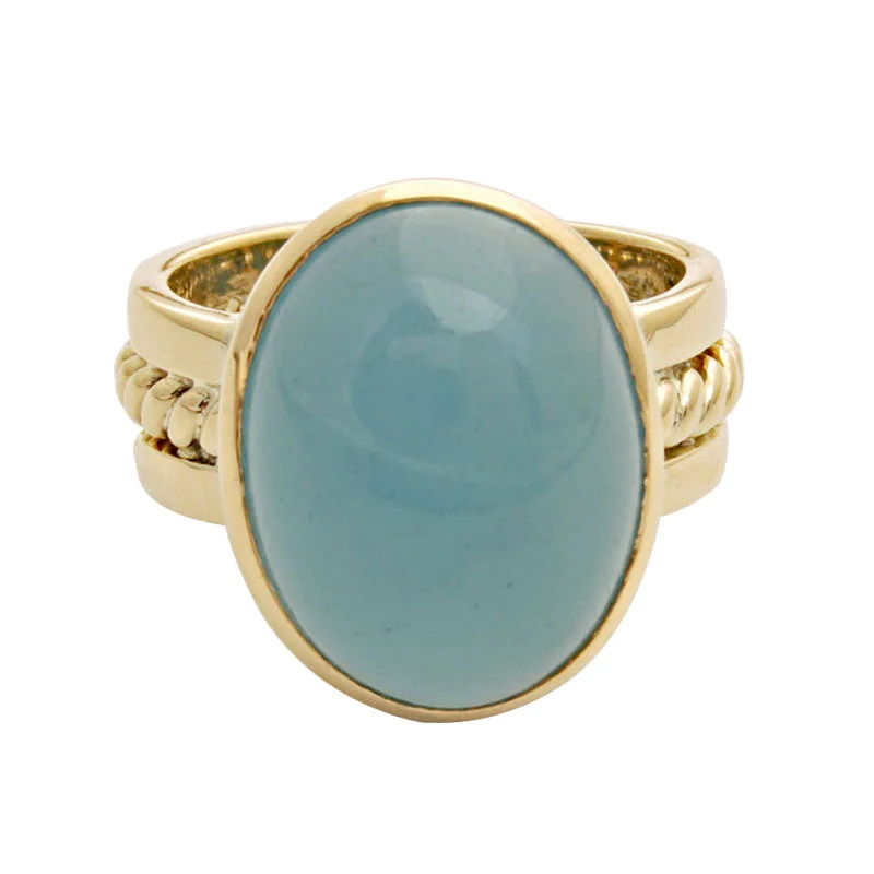 Moonstone rings-Ring-Aquamarine