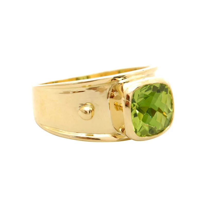 Hamsa hand rings-Ring- Peridot  (2132J)