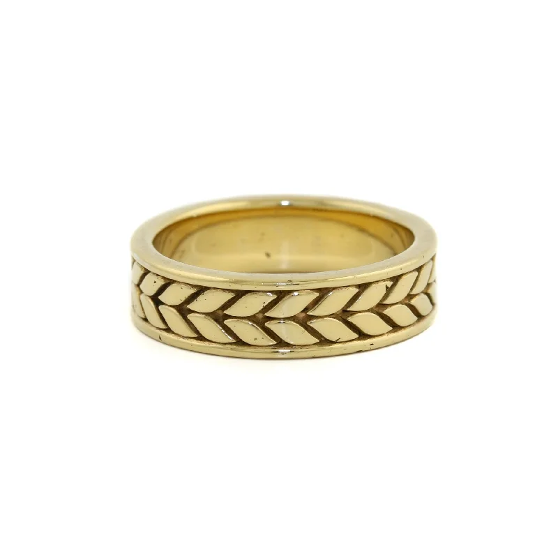 Matte black rings-Gold x Hvete Cigar Band