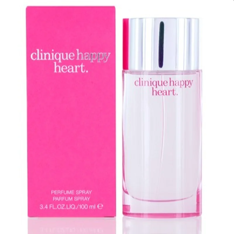 Vintage leather watches-Happy Heart Clinique Perfume Spray New Packaging 3.4 Oz (100 Ml) For Women  K2K8