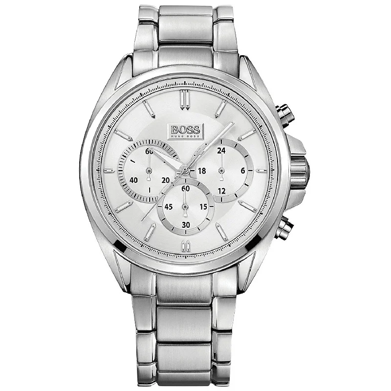 Casual leather watches-Hugo Boss Men's 1513039 Classic Chronograph Stainless Steel Watch