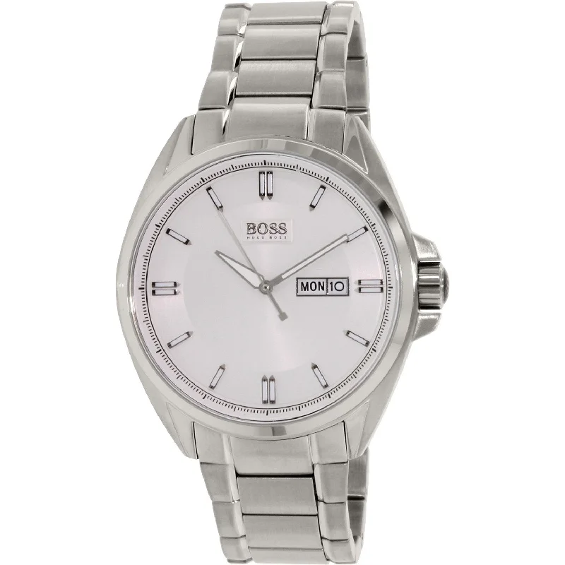 Petite quartz watches-Hugo Boss Men's 1513040 Driver Sport Stainless Steel Watch