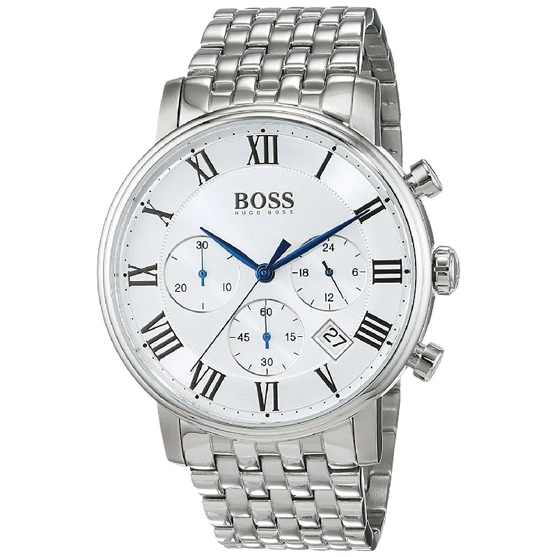 Sustainable watches-Hugo Boss Men's 1513322 Elevation Chronograph Stainless Steel Watch