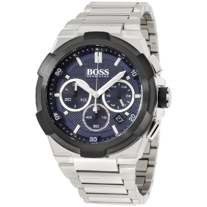 Diamond bezel watches-Hugo Boss Men's 1513360 Classic Chronograph Stainless Steel Watch