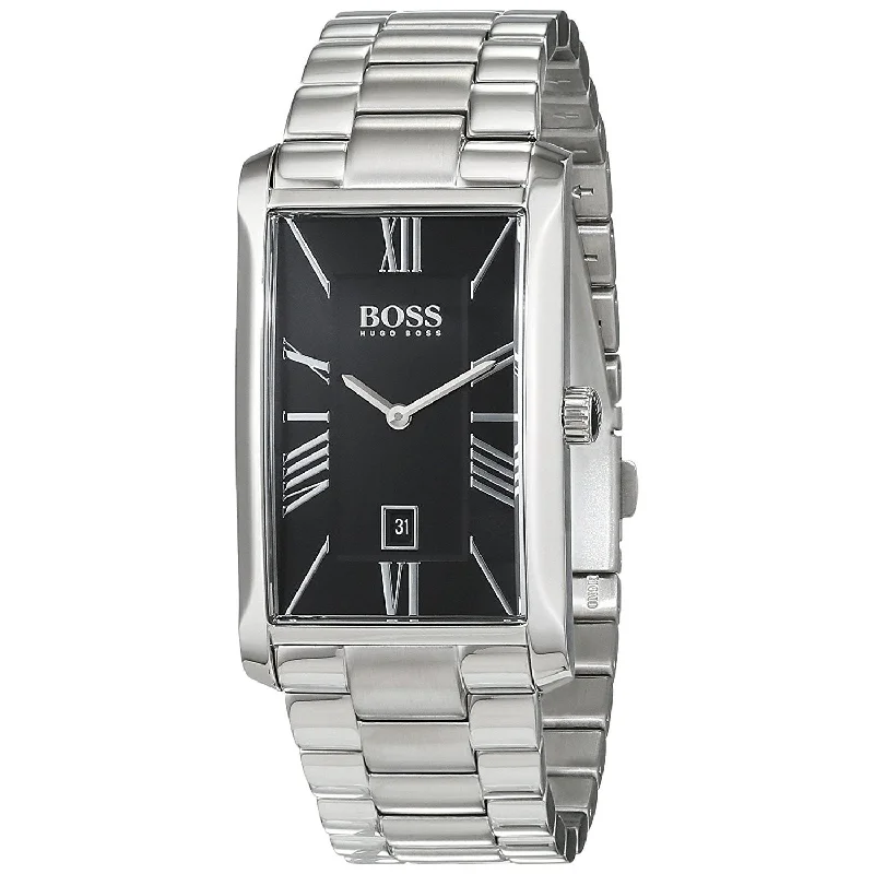 Floral dial watches-Hugo Boss Men's 1513439 Admiral Stainless Steel Watch