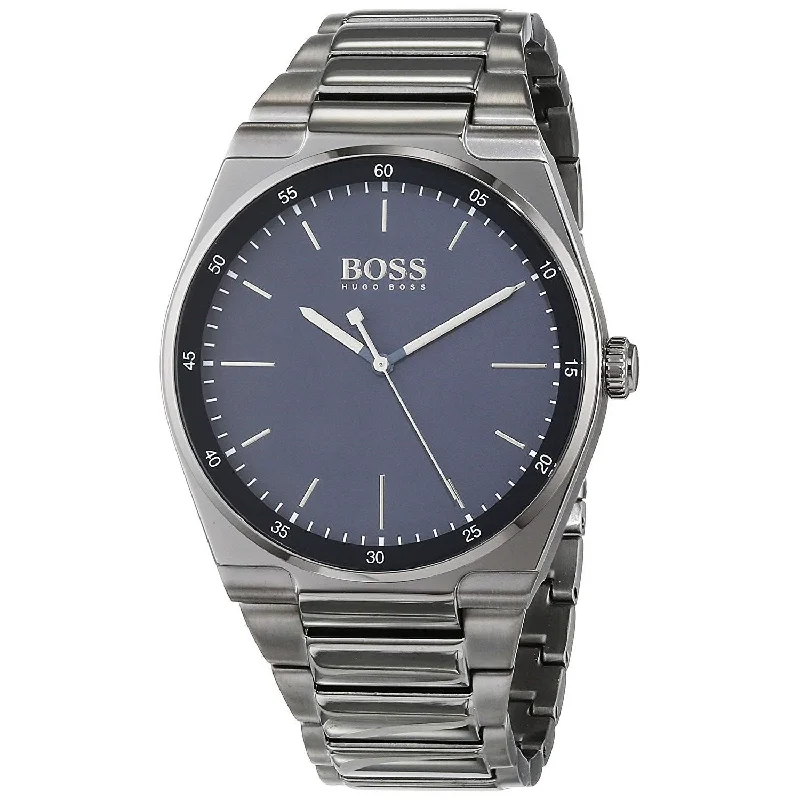 Solar-powered watches-Hugo Boss Men's 1513567 Magnitude Stainless Steel Watch