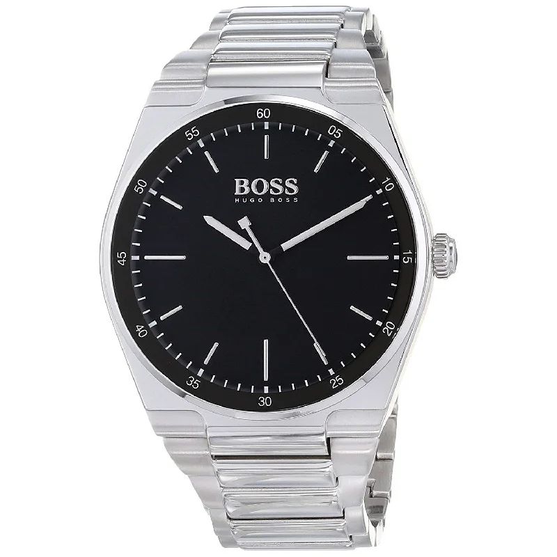 Rectangular face watches-Hugo Boss Men's 1513568 Magnitude Stainless Steel Watch