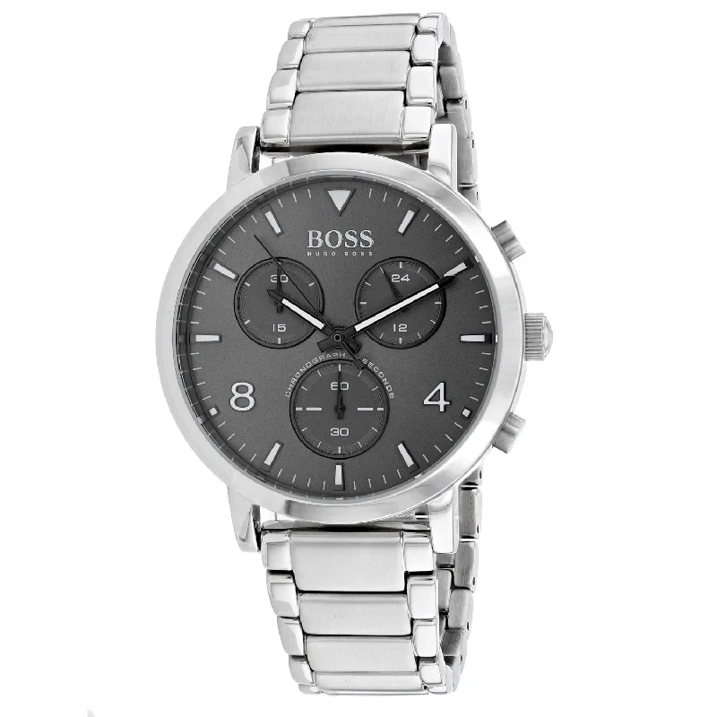 Sleek black watches-Hugo Boss Men's 1513696 Spirit Chronograph Stainless Steel Watch