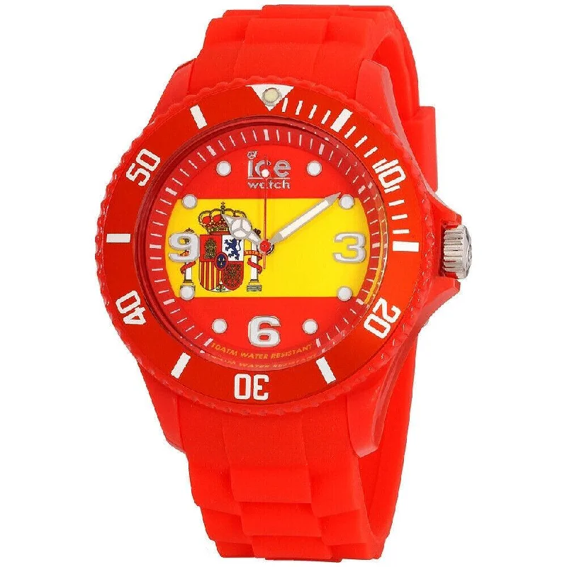 Vintage leather watches-Ice Watch Unisex WO.ES.B.S.12 Ice-World Red Silicone Watch