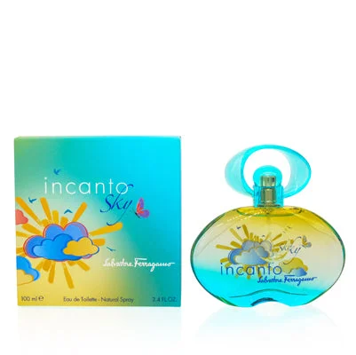 Classic round watches-Incanto Sky S. Ferragamo Edt Spray 3.4 Oz (100 Ml) For Women  25006