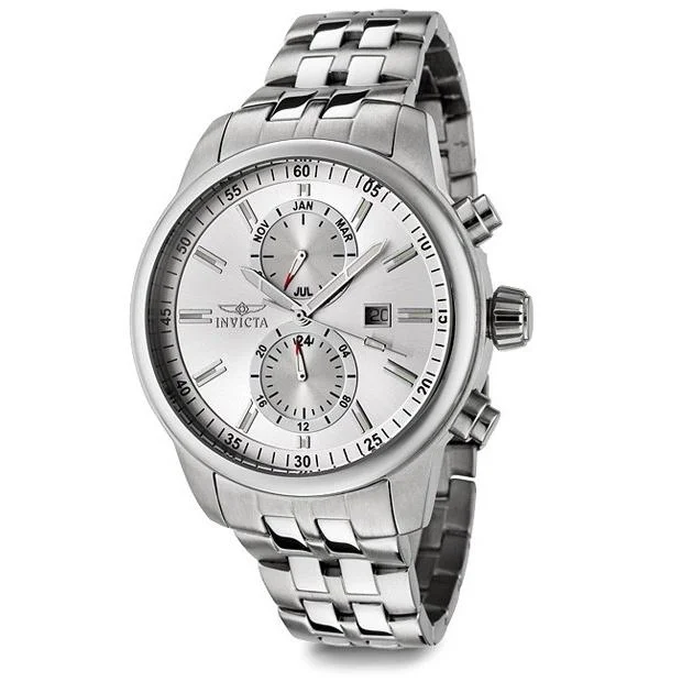 Lightweight metal watches-Invicta Men's 0248 Specialty Chronograph Stainless Steel Watch