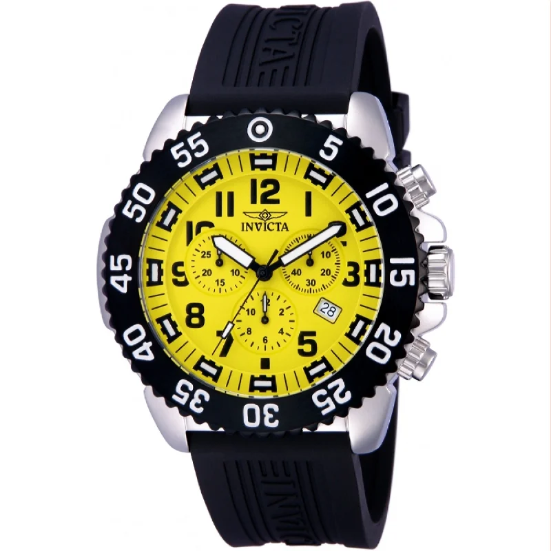 Lightweight strap watches-Invicta Men's 10357 Pro Diver Black Silicone Watch