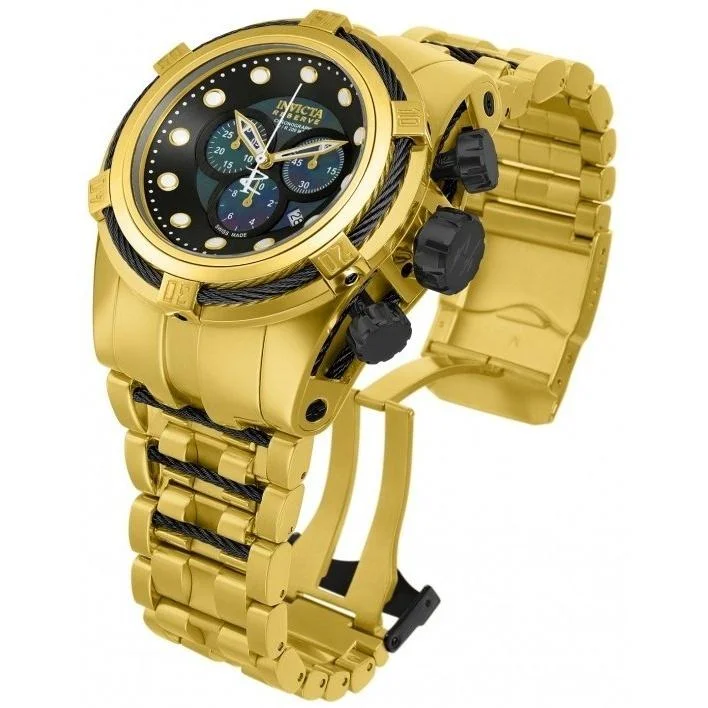 Two-tone watches-Invicta Men's 12737 Reserve Bolt Zeus Chronograph Gold-tone Stainless Steel Watch