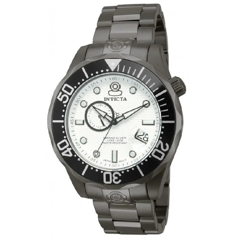 Modern square watches-Invicta Men's 13701 Pro Diver Automatic Gunmetal Stainless Steel Watch