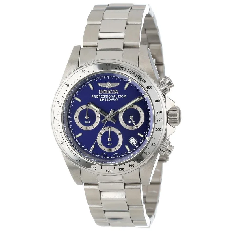 Patterned face watches-Invicta Men's 14382 Speedway Chronograph Stainless Steel Watch