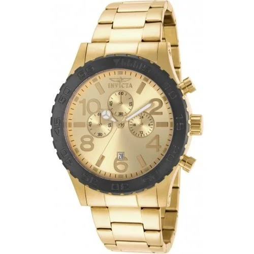 Elegant gold watches-Invicta Men's 15160 Specialty Gold-Tone Stainless Steel Watch