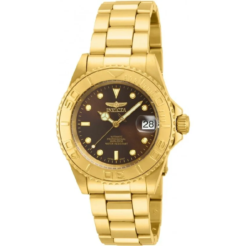 Gold mesh watches-Invicta Men's 15847 Pro Diver Automatic Stainless Steel Watch