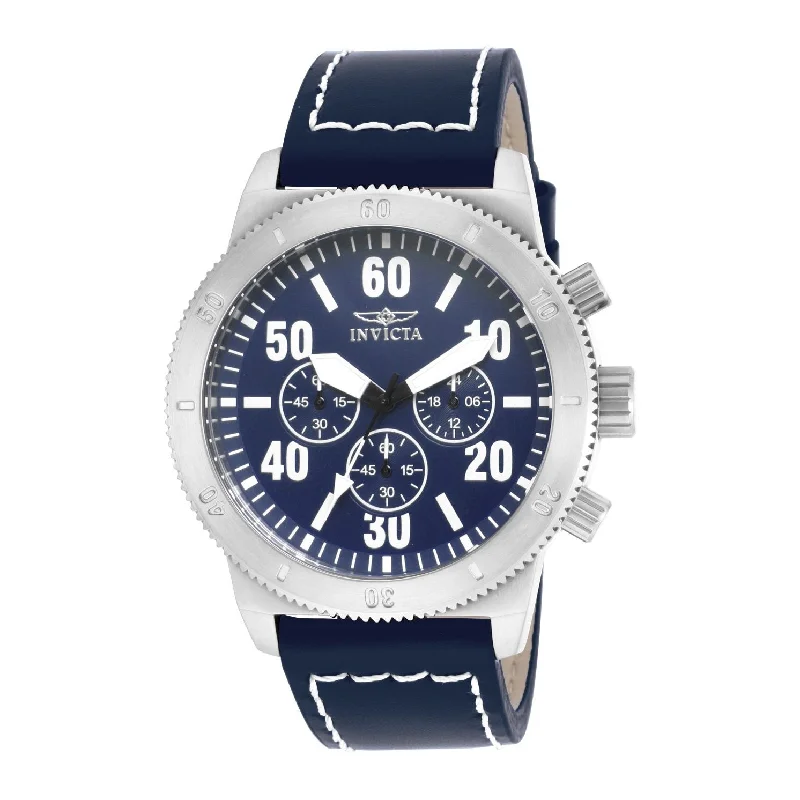 Sporty chronograph watches-Invicta Men's 16754 Specialty Noma III Blue Leather Watch