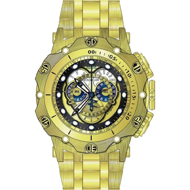 Petite quartz watches-Invicta Men's 16804 Reserve Venom Chronograph Gold-Tone Stainless Steel Watch