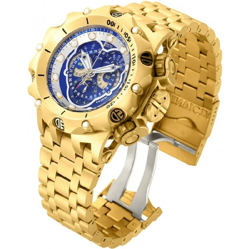 Vibrant face watches-Invicta Men's 16805 Venom Chronograph Gold-Tone Stainless Steel Watch