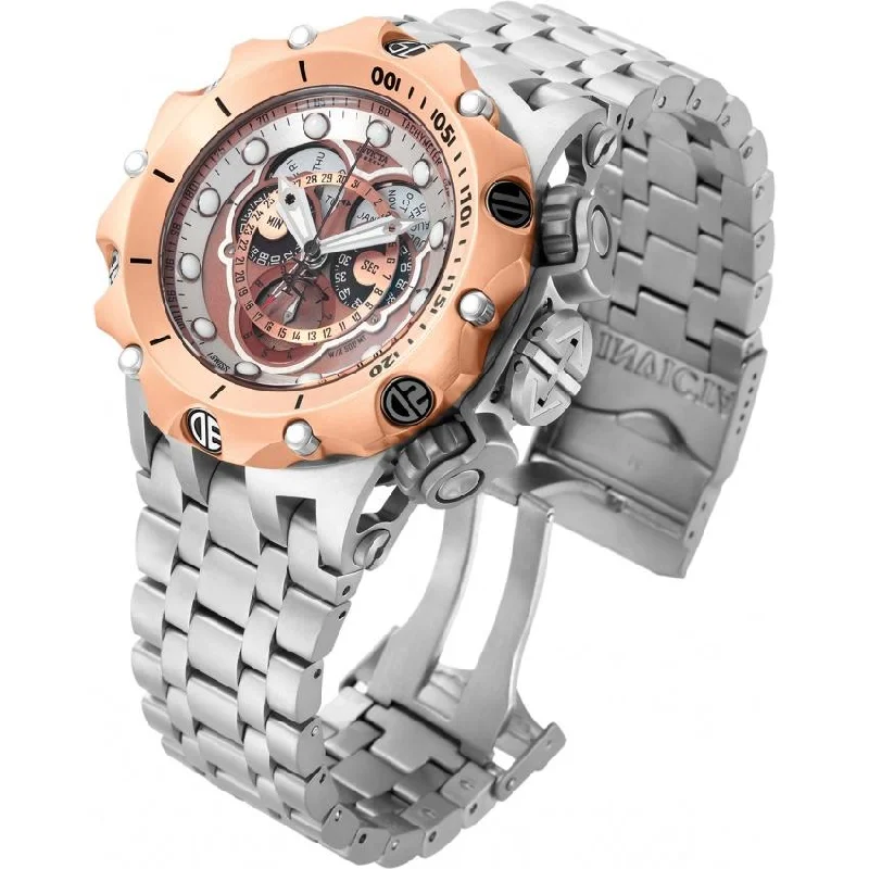 Gold tone watches-Invicta Men's 16806 Venom Chronograph Stainless Steel Watch