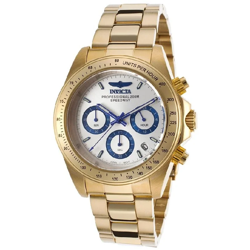 Bright dial watches-Invicta Men's 17312 Speedway Gold-Tone Stainless Steel Watch