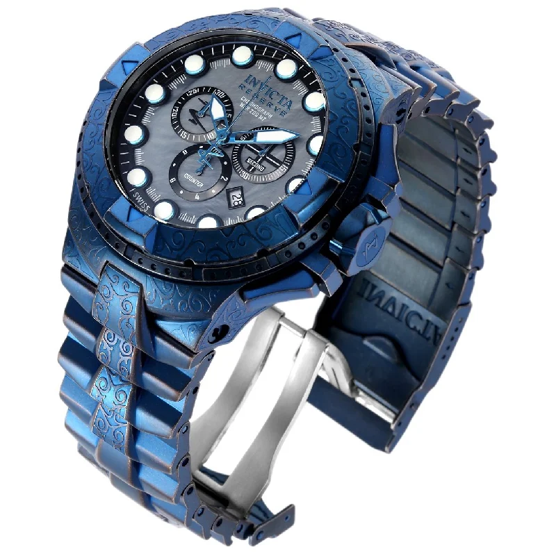 Bold statement watches-Invicta Men's 17866 Excursion Blue Stainless Steel Watch