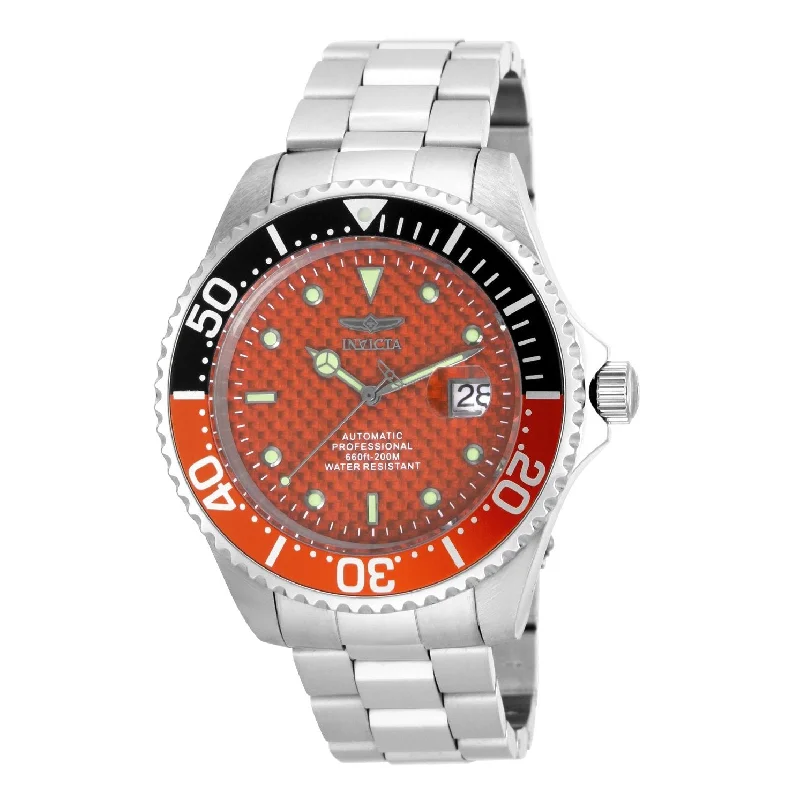 Rectangular face watches-Invicta Men's 18262 Pro Diver Automatic  Stainless Steel Watch